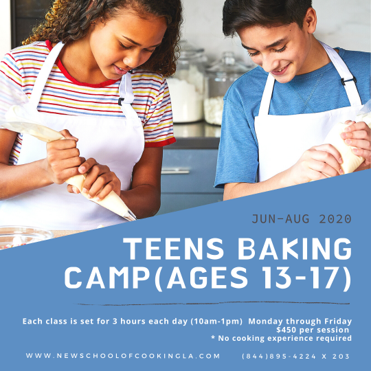 image for a Teens Baking Camp (Ages 13-17)