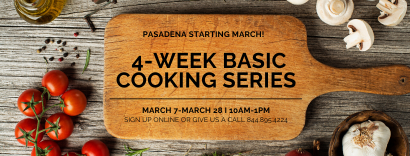image for a 4-Week Basic Cooking Series