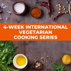 The image for INTERNATIONAL VEGETARIAN COOKING SERIES CLASS 1