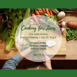 The image for INTRO TO COOKING FOR TEENS SERIES CLASS 1