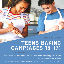 The image for Teens Camp - Basic Baking Day 1